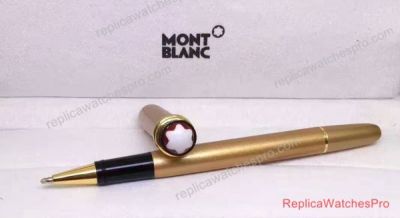 Copy Montblanc Heritage Collection Rouge et Noir Rollerball Pen Gold Barrel